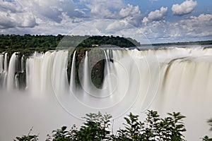 The amazing nature of iguazu waterfalls photo